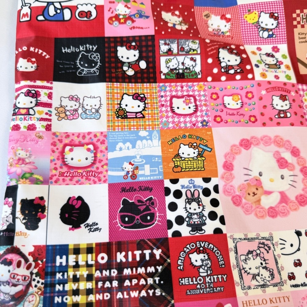 LeSportsac Hello Kitty 50th Anniversary Tote Bag Womens OS Multi Excellent Patch - Picture 14 of 16